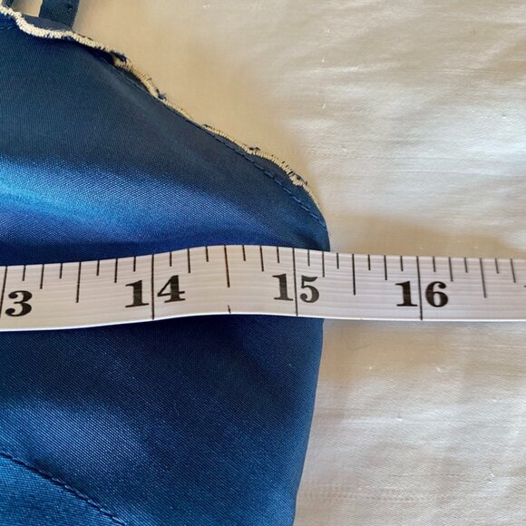 Tocca Deep Blue 100% Silk Embroidered Mini Dress - Picture 11 of 13